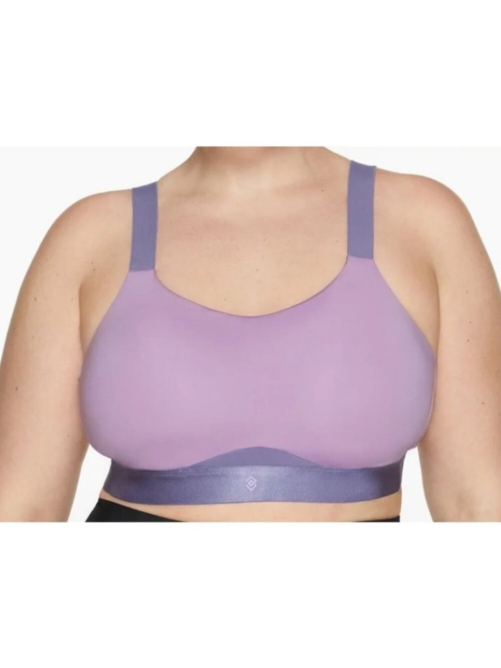 ThirdLove Kinetic Adjustable Sports Bra Wireless Purple Lilac/Blush Women's 44D